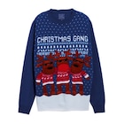 Pull de noël homme - SEASON'S GREATINGS à 17,99 € dans le catalogue Carrefour