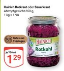 Rotkraut im Angebot bei GLOBUS in Gotha Rotkraut Angebote von Hainich bei GLOBUS Gotha für 1,29 €