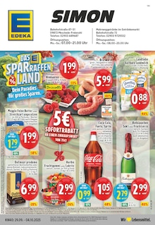 EDEKA Prospekt "Aktuelle Angebote" mit  Seiten (Meschede (Kreis- und Hochschulstadt))