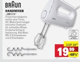 Handmixer HM1110 Angebote von Braun bei Marktkauf Ludwigsburg für 19,99 €