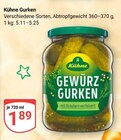 Gewürzgurken Angebote von Kühne bei GLOBUS Trier für 1,89 €