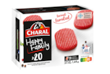 Hachés au boeuf Happy Family surgelés "Format Familial" - CHARAL dans le catalogue Carrefour Market