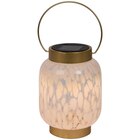 Lanterne en verre à motif Solar - Action en promo chez Action Melun à 4,97 €