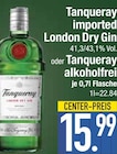 London Dry Gin Angebote von Tanqueray bei EDEKA Augsburg für 15,99 €