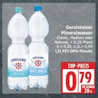 Mineralwasser Classic von Gerolsteiner für 0,79 € bei EDEKA im Angebot Mineralwasser Classic von Gerolsteiner im aktuellen EDEKA Prospekt
