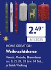 Weihnachtskerze bei ALDI SÜD im Ismaning Prospekt für 2,49 €