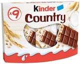Kinder country en promo chez Lidl Rouen à 1,65 €