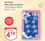 Kraft Aktiv Duftspüler im Angebot bei GLOBUS in Salzgitter Kraft Aktiv Duftspüler Angebote von WC Frisch bei GLOBUS Salzgitter für 4,79 €