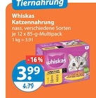 Whiskas im V-Markt Prospekt Katzennahrung von Whiskas im aktuellen V-Markt Prospekt für 3,99 €