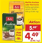 Auslese oder Harmonie Angebote von Melitta bei Netto Marken-Discount Frankenthal für 4,49 €