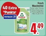 Textilreinigung im EDEKA Prospekt Waschmittel Pulver von Frosch im aktuellen EDEKA Prospekt für 4,49 €