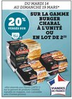 Super U Éragny - Promo 20% VERSÉS SUR MA CARTE U SUR LA GAMME BURGER CHARAL À L'UNITÉ OU EN LOT DE 2 Promo 20% VERSÉS SUR MA CARTE U SUR LA GAMME BURGER CHARAL À L'UNITÉ OU EN LOT DE 2 à dans le catalogue Super U à Éragny