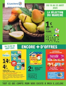 Prospectus E.Leclerc de la semaine "E.LECLERC" avec 1 pages, valide du 19/08/2025 au 30/08/2025 pour Saint-Dizier et alentours