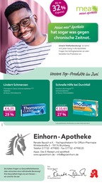 Aktueller mea - meine apotheke Apotheken Prospekt für Blumberg: Unsere Juni-Angebote mit 4} Seiten, 01.06.2025 - 30.06.2025
