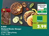 Kaufland Trier - Rinder-Burger Angebot im Prospekt Rinder-Burger bei Kaufland im Trier Prospekt für 3,99 €
