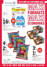 Catalogue E.Leclerc "MAXI FORMATS MAXI ÉCONOMIES" à Bourg-Saint-Maurice et alentours, 84 pages, 26/08/2025 - 06/09/2025