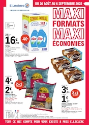 Catalogue E.Leclerc à Bourgoin-Jallieu cette semaine, valable du 26/08/2025 au 06/09/2025 Prospectus E.Leclerc à Bourgoin-Jallieu, "MAXI FORMATS MAXI ÉCONOMIES", 84 pages de promos valables du 26/08/2025 au 06/09/2025