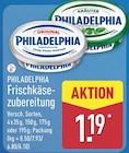 Original Frischkäsezubereitung von Philadelphia im aktuellen ALDI Nord Prospekt