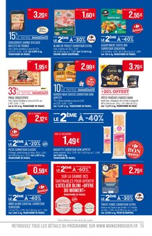 Promo Pizza dans le catalogue Supermarchés Match du moment à la page 15