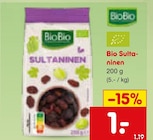 Bio Sultaninen Angebote von BioBio bei Netto Marken-Discount Würzburg für 1,00 €