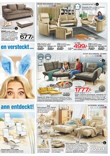 Relaxsessel im aktuellen Ostermann Prospekt (Wuppertal) Relaxsessel im Ostermann Prospekt "Vom Osterhasen versteckt bei Ostermann entdeckt" mit 16 Seiten (Wuppertal)