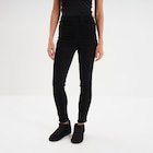 Jegging skinny taille haute denim noir femme - La Halle à Villeurbanne Jegging skinny taille haute denim noir femme en promo chez La Halle Villeurbanne à 15,99 €