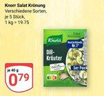 Salat Krönung Dill-Kräuter Angebote von Knorr bei GLOBUS Salzgitter für 0,79 €