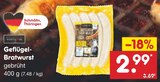 Geflügel-Bratwurst im aktuellen Prospekt bei Netto Marken-Discount in Gornsdorf