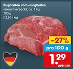 Bugbraten vom Jungbullen im aktuellen Netto Marken-Discount Prospekt für 1,29 €