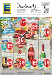 Aktueller EDEKA Prospekt mit Bratwurst, "Aktuelle Angebote", Seite 1