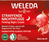 Straffende Tages- oder Nachtpflege Granatapfel von Weleda für 17,95 € bei Rossmann im Angebot Straffende Tages- oder Nachtpflege Granatapfel von Weleda im aktuellen Rossmann Prospekt