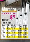 Alurohre im aktuellen Hornbach Prospekt für 8,70 €