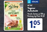 Veganer Aufschnitt von MY VAY im aktuellen ALDI SÜD Prospekt für 1,05 €