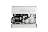 Combiné expresso cafetière Magimix EXPRESSO FILTRE AUTOMATIC CHROME MAT 11423 - Magimix en promo chez Darty Combiné expresso cafetière Magimix EXPRESSO FILTRE AUTOMATIC CHROME MAT 11423 - Magimix dans le catalogue Darty