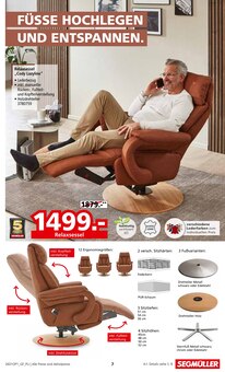 Sitzmöbel im Segmüller Prospekt "Sessel Spezial" mit 12 Seiten (Frankfurt (Main))