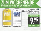 Absolut Vodka von Absolut im aktuellen EDEKA Prospekt für 9,95 €