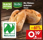 Bio Weizenbrötchen von BioBio im aktuellen Netto Marken-Discount Prospekt für 0,19 €