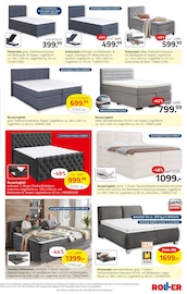 Boxspringbett im ROLLER Prospekt in Oberhausen Aktueller ROLLER Prospekt mit Boxspringbett, "ROLLER RABATTE RABATZ", Seite 7