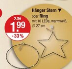 Hänger Stern im Angebot bei V-Markt in Regensburg Hänger Stern Angebote bei V-Markt Regensburg für 1,99 €