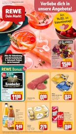 REWE Supermarkt Prospekt der aktuellen Woche mit 30 Seiten, gültig von 09.02.2026 bis 14.02.2026, in Passau und Umgebung Aktueller REWE Supermarkt Prospekt in Passau und Umgebung, "Dein Markt" mit 30 Seiten, 09.02.2026 - 14.02.2026