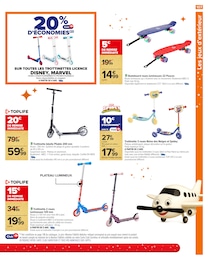Prix et réduction Trottinette dans le prospectus Carrefour en cours Offre Trottinette dans le catalogue Carrefour du moment à la page 107