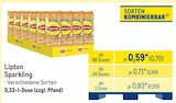 Sparkling von Lipton für 0,70 € bei METRO im Angebot Sparkling von Lipton im aktuellen METRO Prospekt