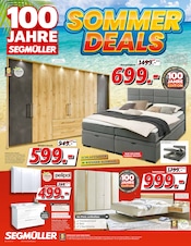 Schlafzimmer im Segmüller Prospekt in Ingolstadt Aktueller Segmüller Prospekt mit Schlafzimmer, "SEGMÜLLER Super Sommer", Seite 4