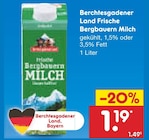 Frische Bergbauern Milch von Berchtesgadener Land im aktuellen Netto Marken-Discount Prospekt für 1,19 €