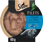 Filets pour chat au poulet et au thon - SHEBA dans le catalogue Cora