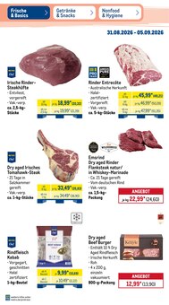 Rindfleisch im aktuellen METRO Prospekt (Halle (Saale)) Rindfleisch im METRO Prospekt "Wochenangebote - Getränke & Snacks" mit 53 Seiten (Halle (Saale))
