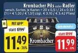 Aktuelle Radler Angebote bei EDEKA in Koblenz Aktuelles Pils Angebot bei EDEKA in Koblenz ab 11,49 €