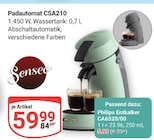 Padautomat CSA210 Angebote von Senseo bei GLOBUS Rüsselsheim für 59,99 €
