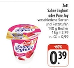 Sahne Joghurt bei nah und gut im Annaberg-Buchholz Prospekt für 0,39 €