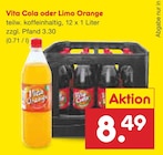 Netto Marken-Discount Leipzig - Vita Cola oder Limo Orange Angebot im Prospekt Vita Cola oder Limo Orange bei Netto Marken-Discount im Leipzig Prospekt für 8,49 €